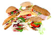 collection of sandwiches
