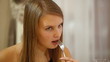Video: Woman Dining in Restaurant Woman Dining in Restaurant