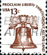 Proclaim liberty throughout all the land. US Postage