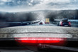 Driving through Rain