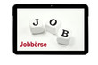 Tablet mit Jobbörse