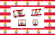 Illustration: Flag of French Polynesia Flag of French Polynesia