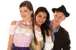 Gruppe auf dem Oktoberfest