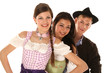 Gruppe auf dem Oktoberfest