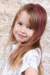 Cute little girl posing