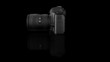 Digital camera on black (matte)
