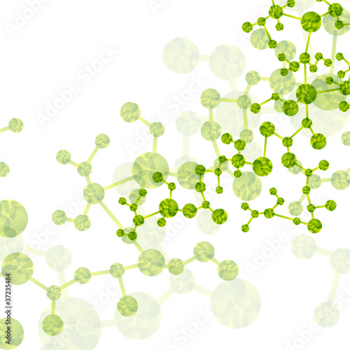 Vector: dna molecule, abstract background dna molecule, abstract background