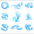 Splash of Blue Water Drops Splash of Blue Water Drops