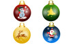 The original set of Christmas balls The original set of Christmas balls