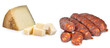 Tapa de chorizo y queso.