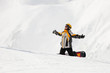 Foto: Snowboarder in the snow Snowboarder in the snow