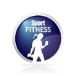 bouton fitness bleu