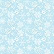 冬　雪　クリスマス　パターン　壁紙