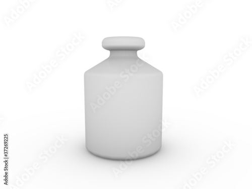 Illustration: 3d Rendering Gewicht 3d Rendering Gewicht