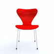 Der rote Designer Stuhl