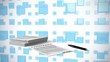 Contract on animated background