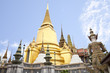 golden pagoda in wat phra kaew, bangkok, thailand golden pagoda in wat phra kaew, bangkok, thailand