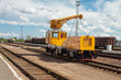 maintenance train on the railway