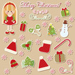 Set of Christmas symbols