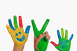 malen mit fingerfarben