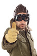 Photo: men with leather helmet men with leather helmet