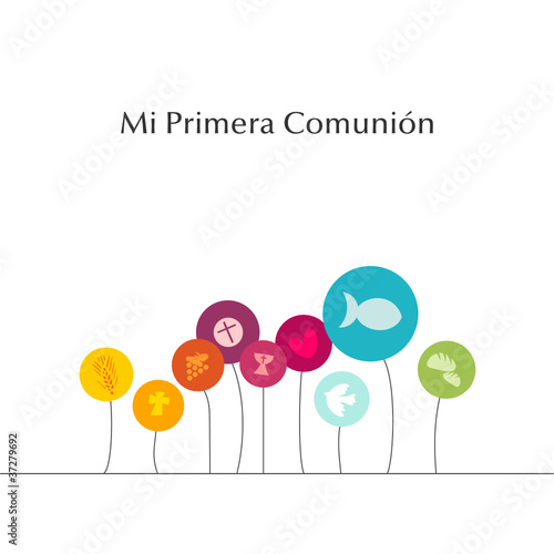Vector: MI PRIMERA COMUNION MI PRIMERA COMUNION