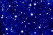 blue twinkle star background