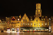Bourg square at night, Bruges. Belgium Bourg square at night, Bruges. Belgium