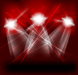Abstract bright background in red color