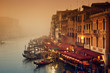 Grand Canal at a foggy evening. Grand Canal at a foggy evening.