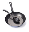 Frying pan with utensil