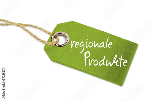 Foto: Anhänger aus Holz mit regionale Produkte Anhänger aus Holz mit regionale Produkte