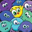 Cartoon birds