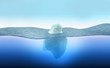 Illustration: Die Spitze des Eisbergs Die Spitze des Eisbergs