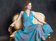 Photo: Beautiful redhead girl sitting Beautiful redhead girl sitting