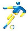 fußball schweden football sweden symbol