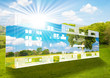 Illustration: Immeuble à énergie positive Immeuble à énergie positive