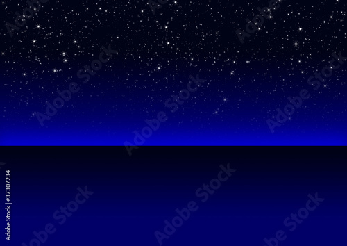 Illustration: Nachthimmel, Nachts, Sternenklar, sternenklarer Himmel, blau Nachthimmel, Nachts, Sternenklar, sternenklarer Himmel, blau
