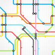 Seamless background of metro scheme Seamless background of metro scheme