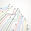 Abstract metro scheme background Abstract metro scheme background