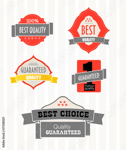 Vector: Vintage shopping labels and logo collection Vintage shopping labels and logo collection
