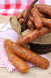 saucisses de Montbéliard et de morteau