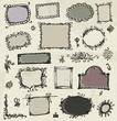 Sketch of frames, hand drawing for your design