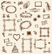 Sketch of frames, hand drawing for your design