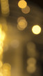 bokeh background in golden