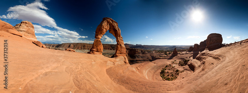 Photo: Delicate Arch Panorama V Delicate Arch Panorama V
