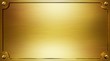 Shiny Brass Nameplate