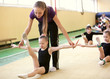 Photo: The young gymnast The young gymnast