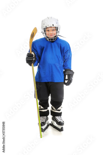 Photo: Little Boy Hockey Player Little Boy Hockey Player