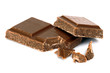 chocolate over white background